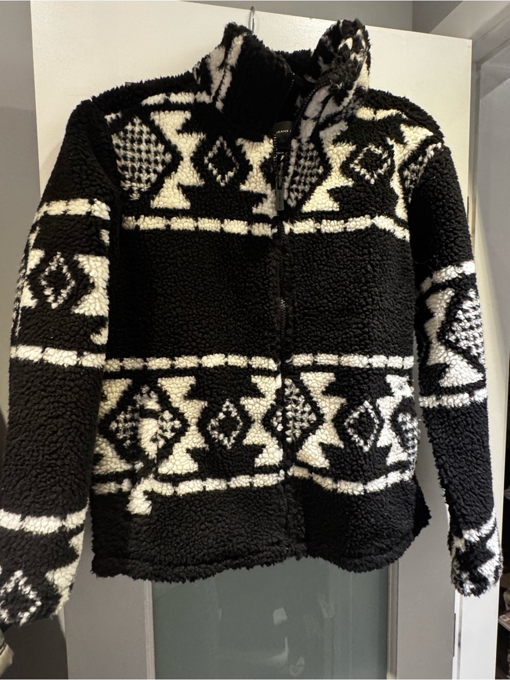 silver jeans fleece zip up